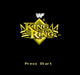 WWF King of the Ring Title Screen